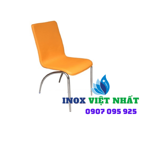 Ghế tựa gỗ chân inox cong VN119 | Hàng đẹp giá tốt