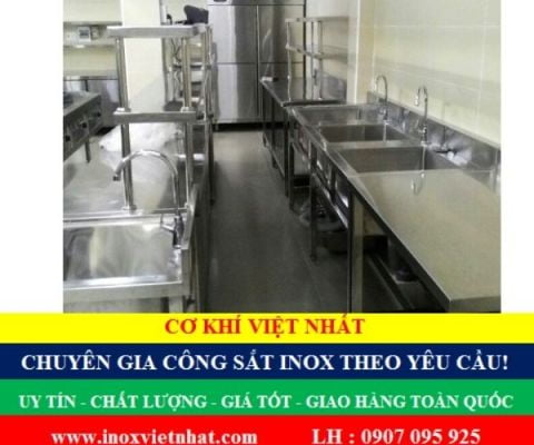 Chậu rửa bát inox công nghiệp inox chất lượng giá rẻ TPHCM Long An-Tây Ninh