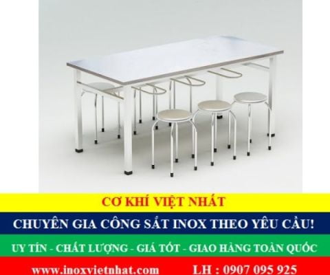 Bàn ghế inox chất lượng giá rẻ TPHCM Long An-Tây Ninh