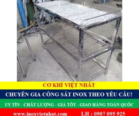 Kệ Bếp inox chất lượng giá rẻ TPHCM Long An-Tây Ninh