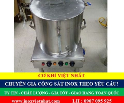Nồi nấu cháo inox công nghiệp giá rẻ TPHCM Long An-Tây Ninh