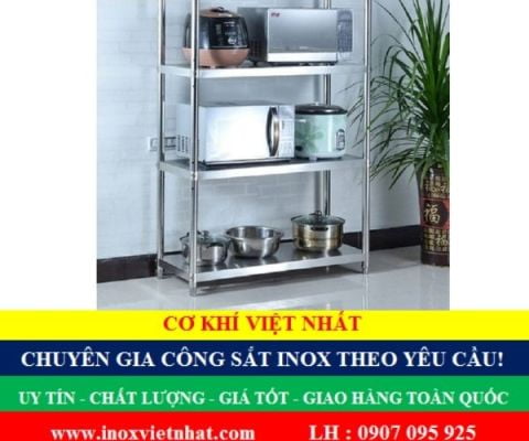 Kệ inox 3 tầng chất lượng giá rẻ TPHCM Long An-Tây Ninh