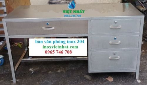 Bàn Văn Phòng/ Bàn Làm Việc Inox 304 của Inox Việt Nhất