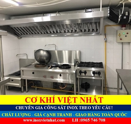Bếp inox công nghiệp giá tốt chất lượng TPHCM Bình Dương Đồng Nai