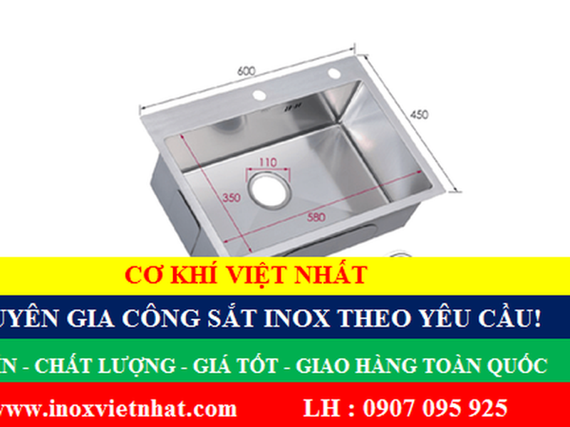 Bồn rửa chén inox chất lượng giá rẻ TPHCM Long An-Tây Ninh