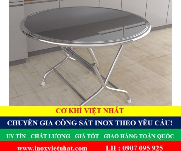 Bàn inox xếp chất lượng giá rẻ TPHCM Long An-Tây Ninh